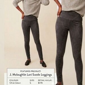 🛍 J.McLaughlin Lori Suede legging  olive color - Buy2Get1 FREE